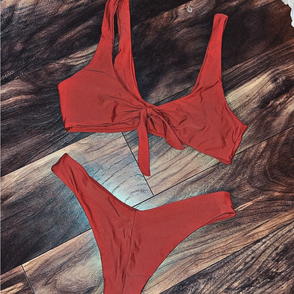 Women's Red Bikini Set